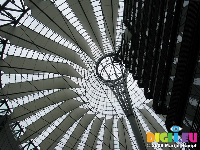 25130 Roof of Sony Center on Potsdamer Platz